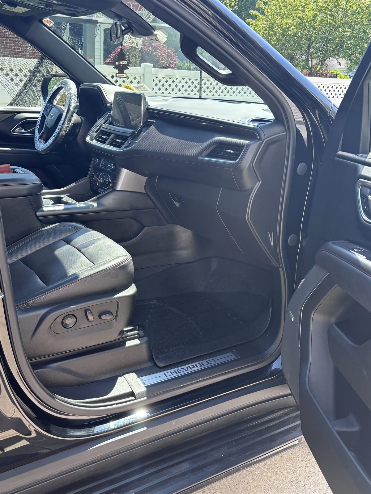 Detailed passenger-side interior of a truck